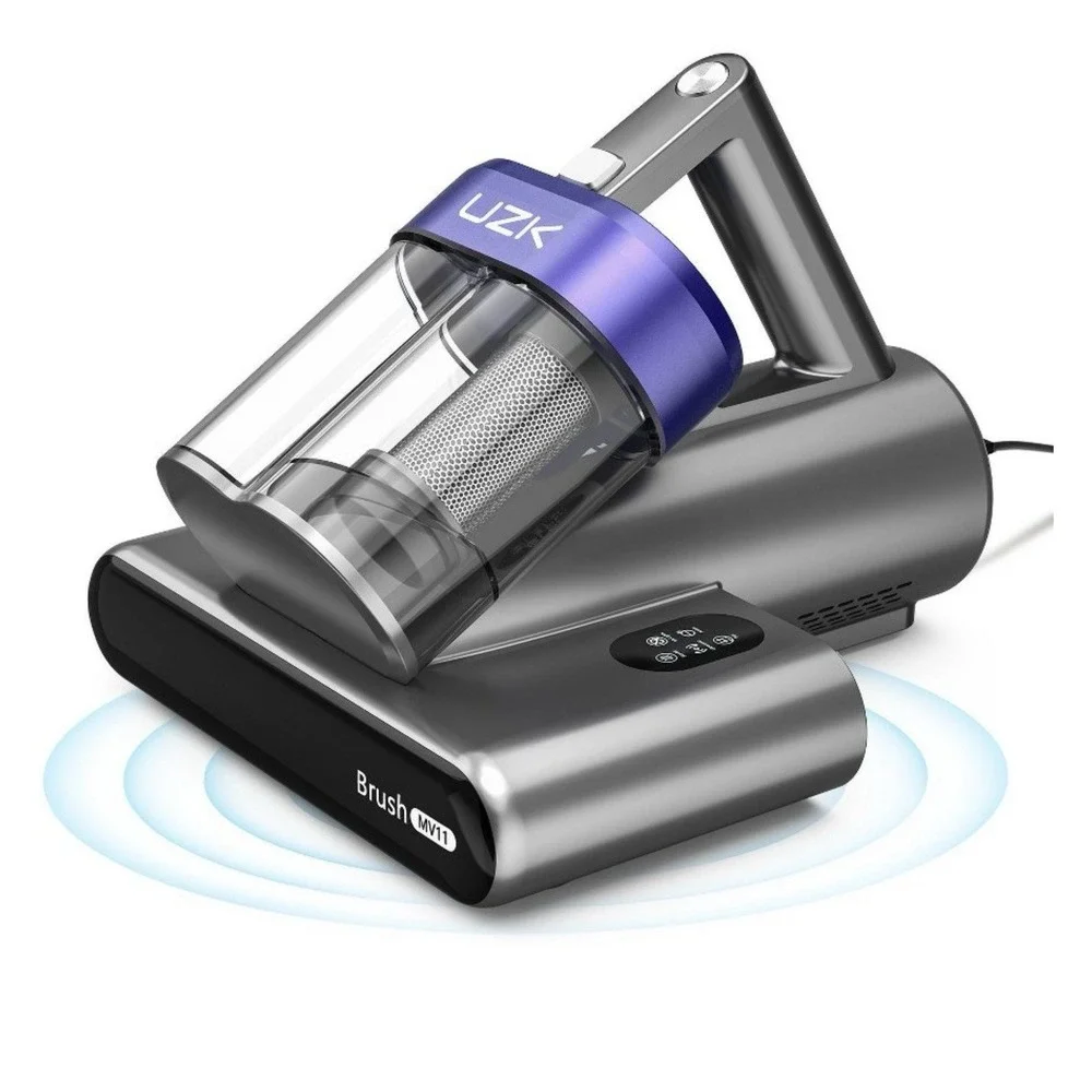 UZK Mattress Vacuum Bed Vacuum with UV-C Light, 16Kpa, Size 11*9.45*8.46 -